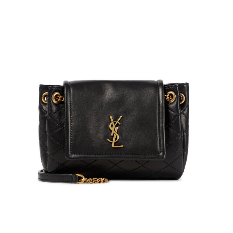 Saint Laurent Nolita Mini Pulnica in pelle 672738 Nero