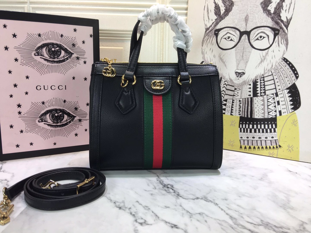 Gucci Ophidia Piccolo borsa nero/nero