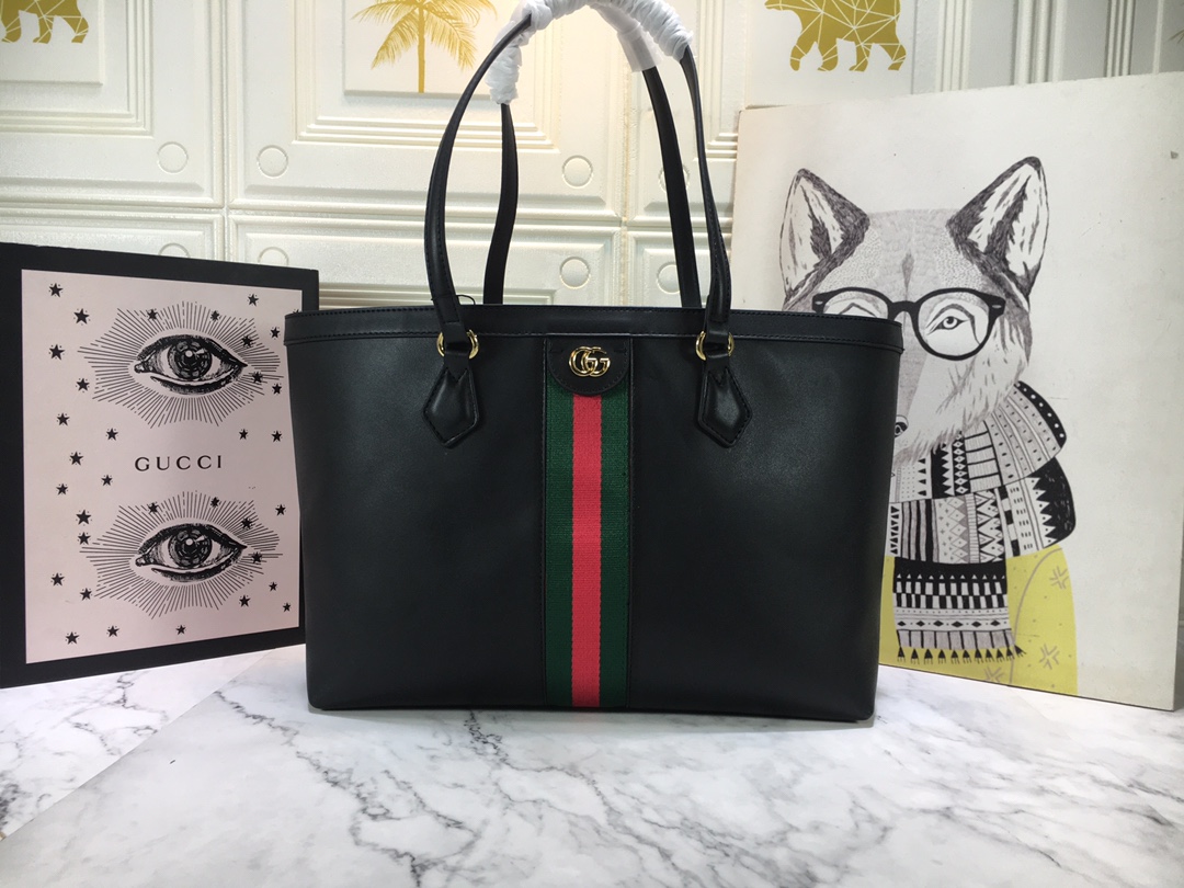 tote in pelle Gucci Ophidia