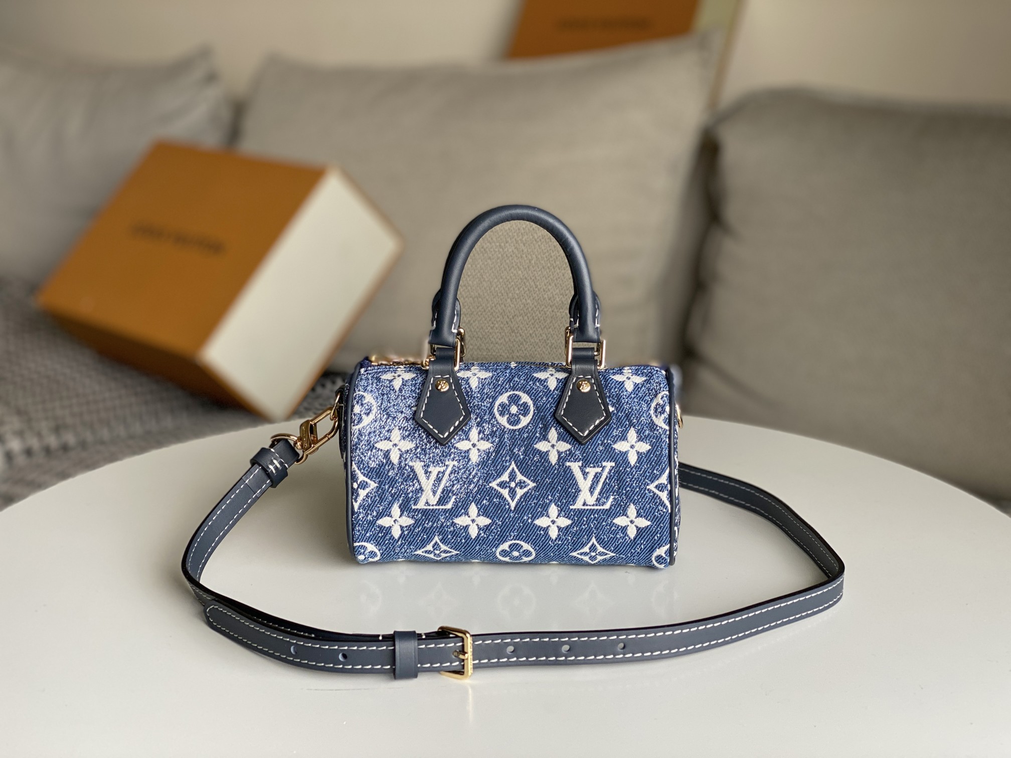 Louis Vuitton Nano Specy Denim