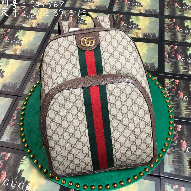 Gucci AAA-Ophidia 32*40,5 cm Backpack medio 547967