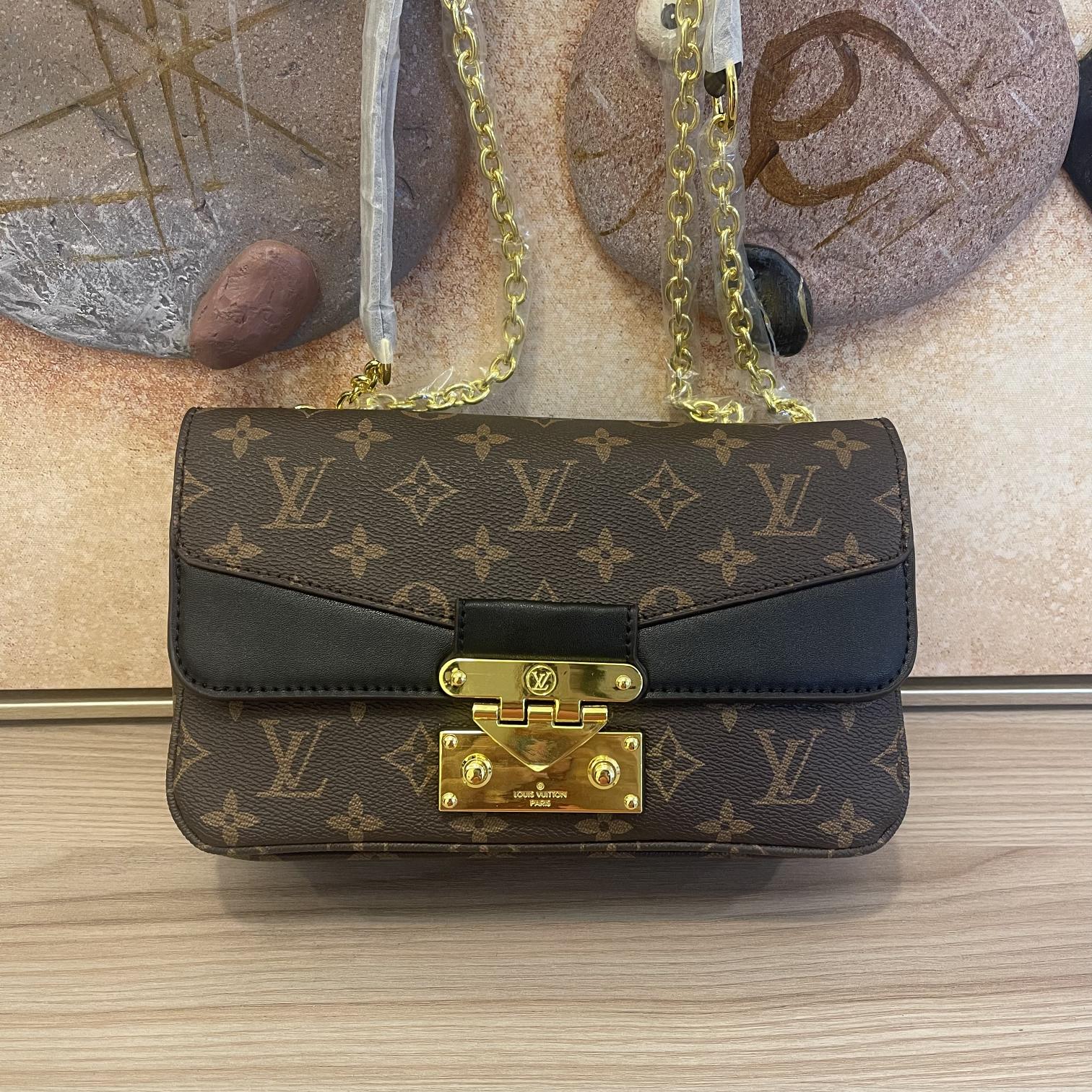 borse a catena di Louis Vuitton Marceau- nero/marrone