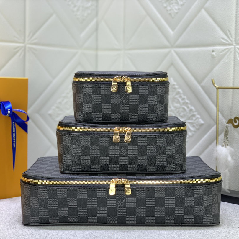 Louis Vuitton Packing Cube PM/Mm/Gm Black