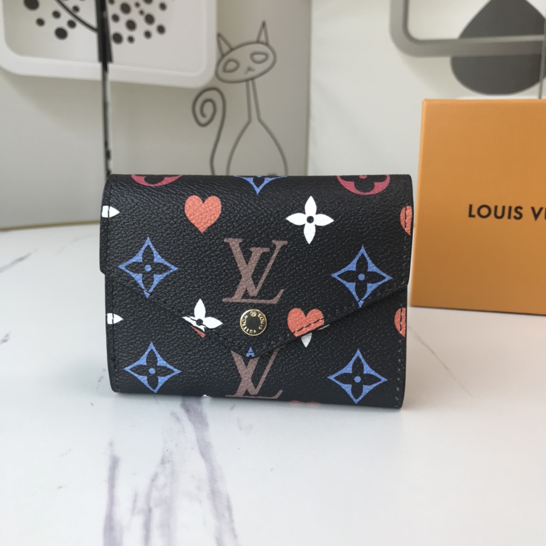 Louis Vuitton AAA-Game su Zoe Wallet M41938 Black/White