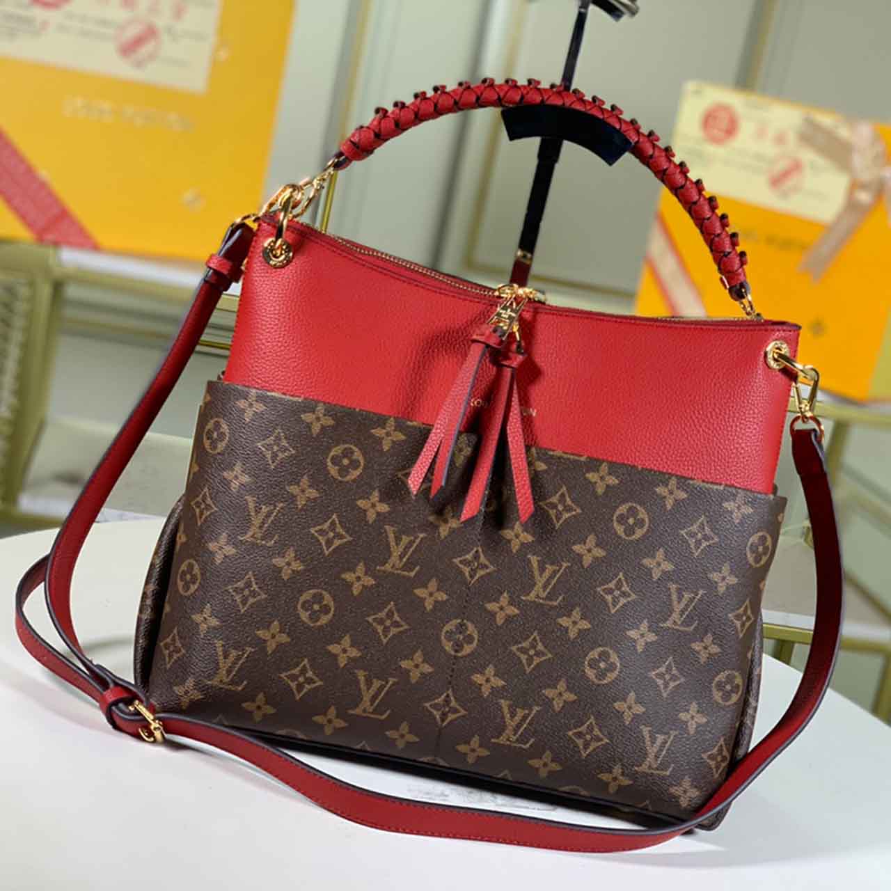 Louis Vuitton Maida N40369 Red/Pink