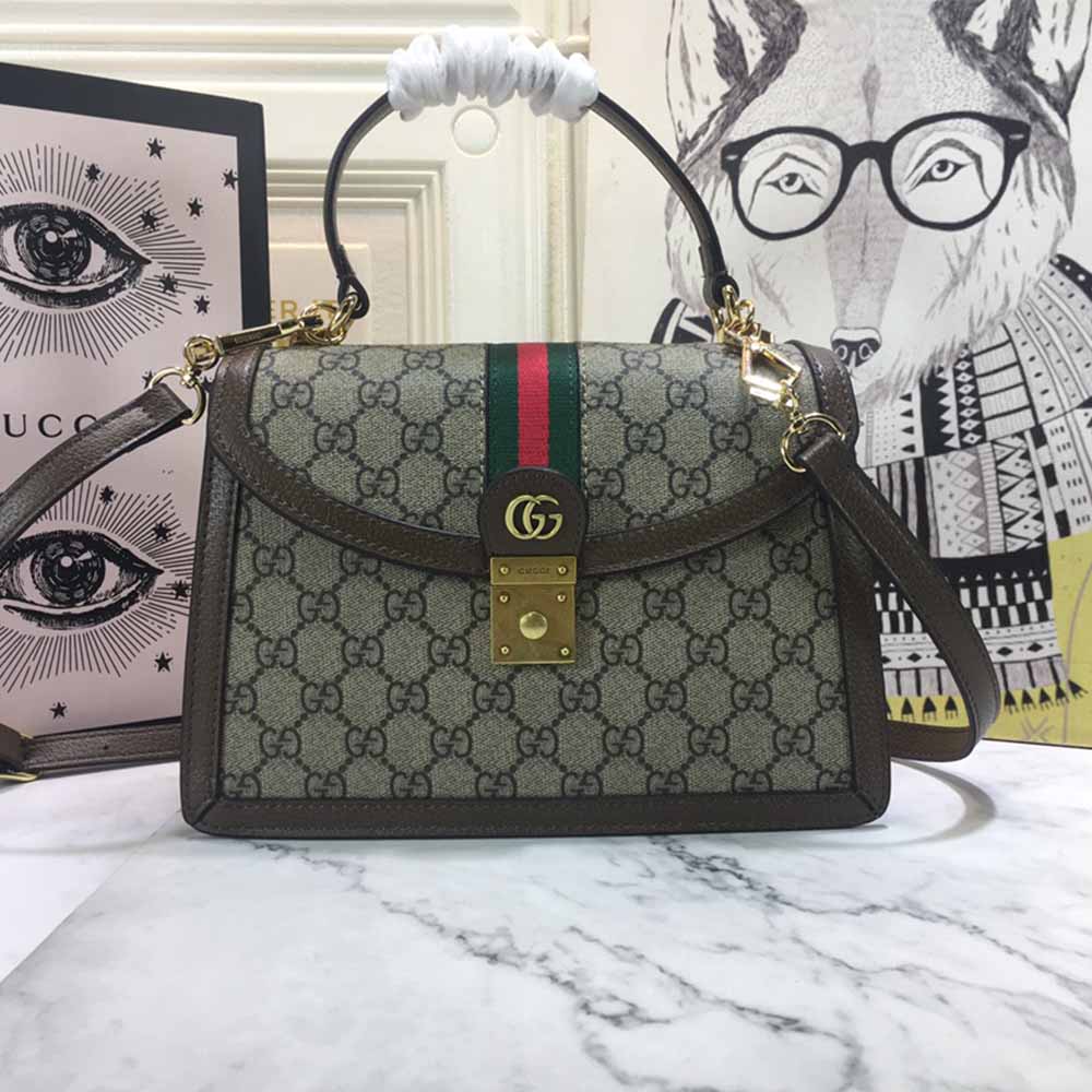 Gucci Ophidia Piccolo busta top con Web 651055